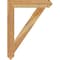 Ekena Millwork Traditional Arts & Crafts Rough Sawn Bracket, Western Red Cedar, 4"W x 26"D x 34"H BKT04X26X34TRA03RWR - alternate 2